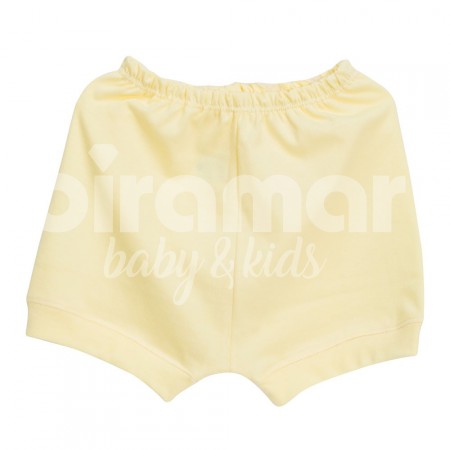 Short para Bebê e Kids P Amarelo