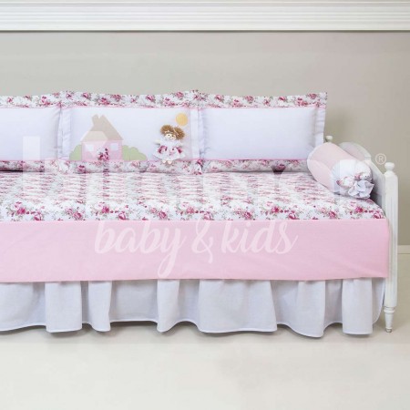 Kit Cama Babá 7 peças Gabi Catarina Nude