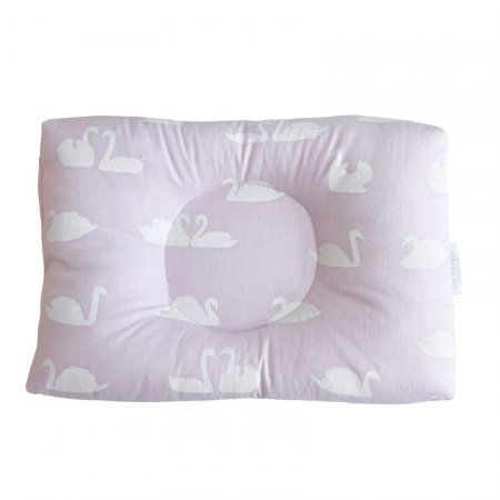 Travesseiro Anatômico para Bebê Cisne Rosa