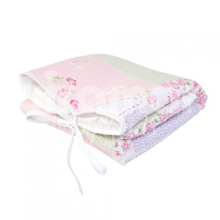 Trocador para Bebê Portátil Estampado Patchwork Rosa