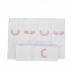 Conjunto 5 Fraldas para Bebê Cremer Luxo Alice Bege