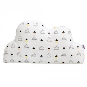 Almofada para Bebê Nuvem New York Triângulo Colorido