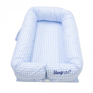 Bercinho Portátil para Bebê Sleep UM Windsor Azul