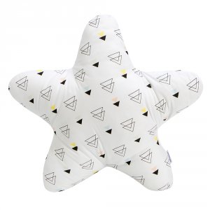 Almofada para Bebê Estrela New York Triângulo Colorido