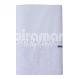 Cobertor Soft para Bebê Laise Chantilly Branco