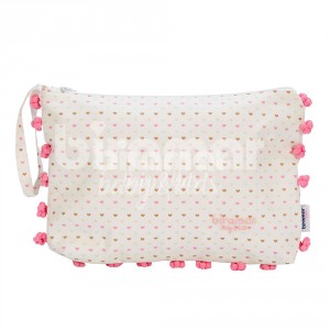 Necessaire Amor Pompom Rosa