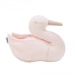 Almofada Cisne Plush Rosa