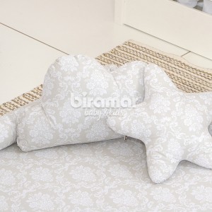 Almofada Nuvem Damask Branco