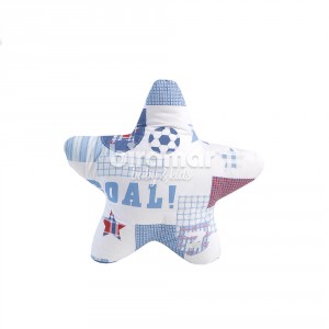 Almofada Estrela Goal Azul