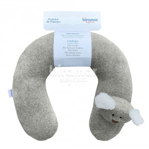 Protetor de Pescoço para Bebê Plush Bordado Sweet Coala Mescla