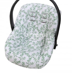 Capa para Bebê Conforto Ajustável Benício Botanical Verde