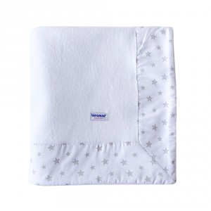 Cobertor Soft para Bebê Stars Cinza