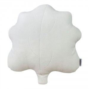 Almofada Folha Plush Branco