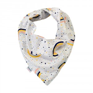 Babador Bandana para Bebê Arco Iris