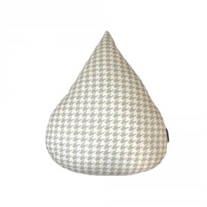 Almofada para Bebê Gotinha Pied Poule Bege