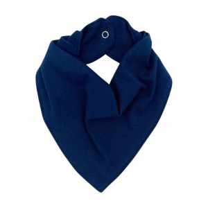 Babador Bandana para Bebê Malha Marinho