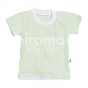 Camiseta para Bebê e Kids Manga Curta M - Verde