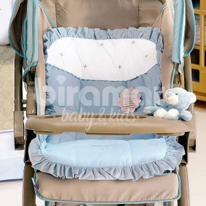 Capa para Carrinho de Bebê Patch Azul