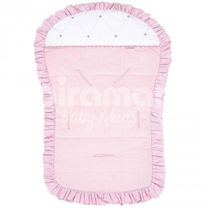 Capa para Carrinho de Bebê Patch Rosa