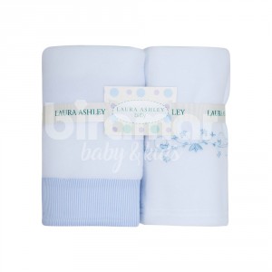 Cobertor Soft para Bebê 02 Peças Listradinho Valencia Azul