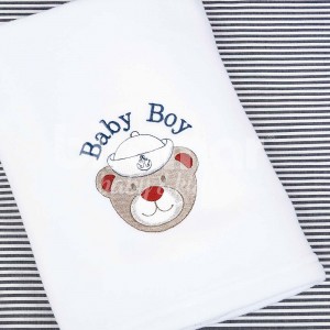Cobertor Soft para Bebê Navy Marinho