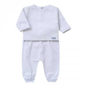 Conjunto Pagão para Bebê 3 Peças Blanche Matelassado - Tamanho Único