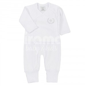 Kimono Maternidade para Bebê Royal Branco 3 Peças - Tamanho Único