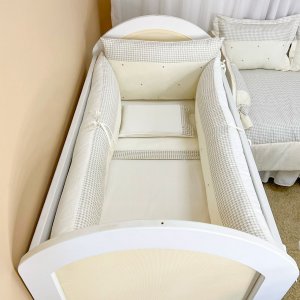 Kit Enxoval de Berço Lollipop II Classic Pérola 8 peças