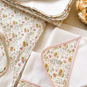 Kit Essencial 7 Peças para Bebê Jardim das Papoulas