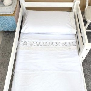 Lençol para Mini Cama 3 Peças Percal 200 Fios Deville Bege (Colchão 1,50x0,70x0,12)