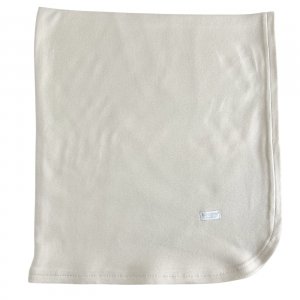 Manta para Bebê Malha Suedine Off White