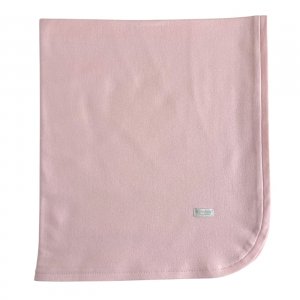 Manta para Bebê Malha Suedine Rosa