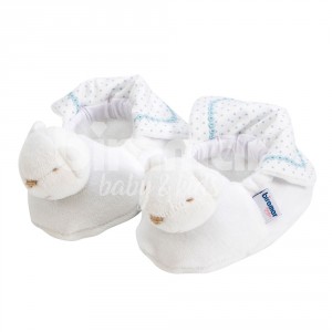 Pantufa para Bebê Estampa Deville Azul