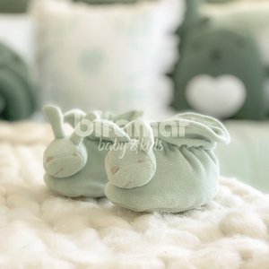 Pantufa para Bebê Botinha Venezia Benício Verde Mint