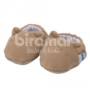 Pantufa para Bebê Clássica Bege