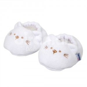 Pantufa para Bebê Clássica Branca