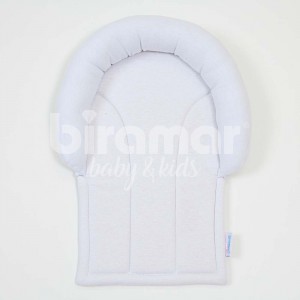 Suporte de Cabeça para Bebê Malha Branco