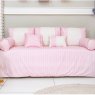 Kit Cama Babá 9 Peças com Saia Windsor Rosa