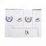 Conjunto 5 Fraldas para Bebê Cremer Luxo Cavalinho de Pau Azul