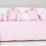 Kit Cama Babá 9 Peças com Saia Windsor Rosa