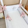 Kit Rolinho Mini Cama 4 Peças Estampa Flora (Colchão 1,50 x 0,70)