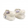 Pantufa para Bebê Estampa Windsor Bege