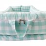 Bercinho Portátil Ninho para Bebê Sleep UM Master (1,00m x 60cm x 15cm) Vichy Verde Mint