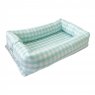 Bercinho Portátil Ninho para Bebê Sleep UM Master (1,00m x 60cm x 15cm) Vichy Verde Mint