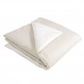 Edredom de Mini Cama Dupla Face e Duvet Estampa Xadrez Bege
