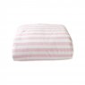 Edredom de Mini Cama Dupla Face e Duvet Estampa Liz Listrado Rosa