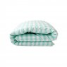 Edredom de Mini Cama Dupla Face e Duvet Estampa Vichy Verde Mint