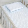 Lençol para Berço 2 Peças Estampado Windsor Azul - Lençol c/ Elástico e Fronha
