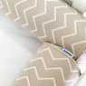 Kit de Berço Rolinho 5 Peças Tricot Chevron Bege