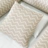Kit de Berço Rolinho 5 Peças Tricot Chevron Bege